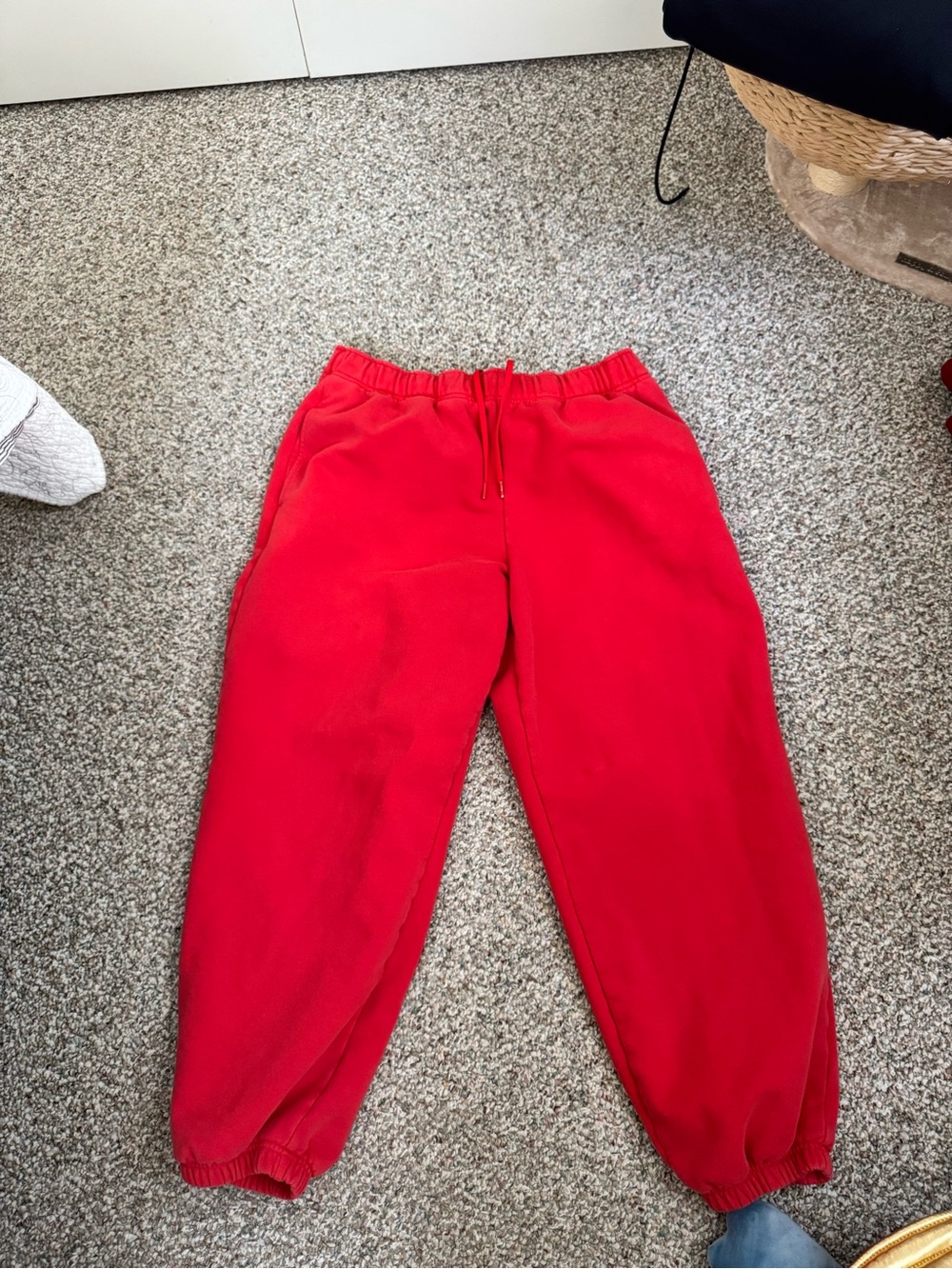 Red Athleta Jogger Sweatpants